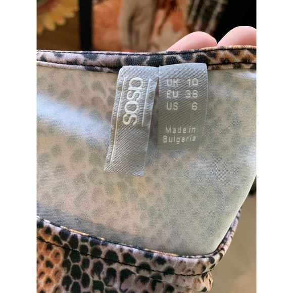 ASOS Multi-Colored Snakeskin Top - Picture 7 of 7